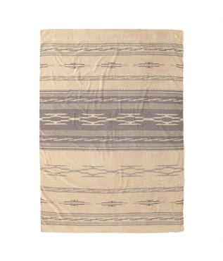 Покрывало Cotton Pile Blanket Native Motif Beige L