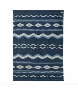 Покрывало Cotton Pile Blanket Native Motif Blue L