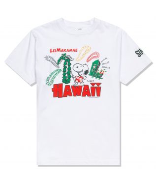 Футболка Peanuts Lei Makamae White