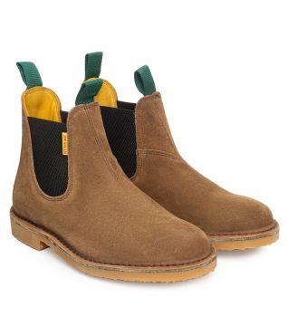Ботинки Stockman Narrow Tobacco Hunting Suede BR Sole 