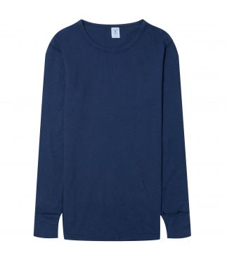 Лонгслив Slub Thermal Navy
