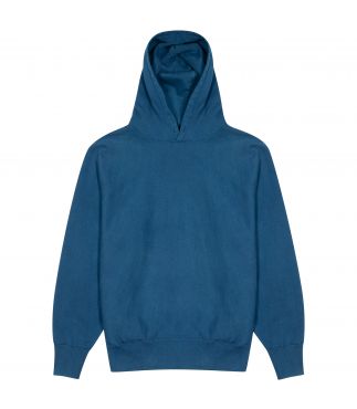 Толстовка Pulllover Organic Cotton Hand Dyed Blue
