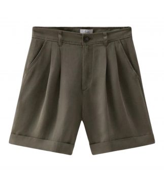 Шорты Viscose Linen Dark Green