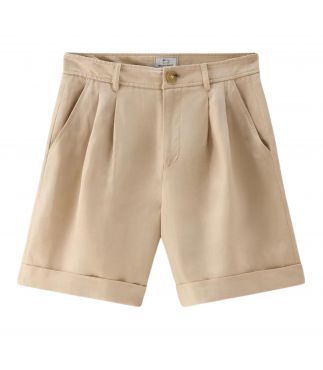 Шорты Viscose Linen Feather Beige